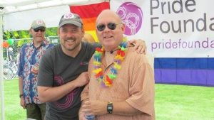 Steve Pf Volunteer Gerry Bryant At Boise Pride1 300x225