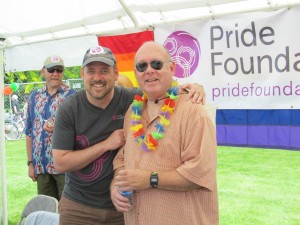 Steve Pf Volunteer Gerry Bryant At Boise Pride1 300x225