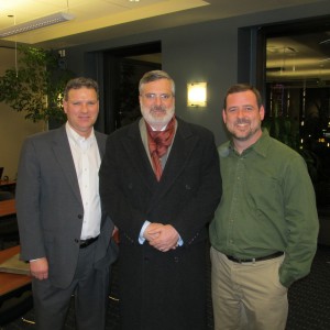 Steve Martin, Pride Foundation’s Regional Development Organizer in Idaho, with Boise attorney Chris Huntley and Wells Fargo Advisors financial advisor Dan Timberlake at our February Boise workshop about the fall of federal DOMA and what that means for married same-sex couples in Idaho. 