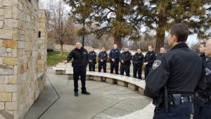 Bpd Chief Bones At Anne Frank Memorial 1