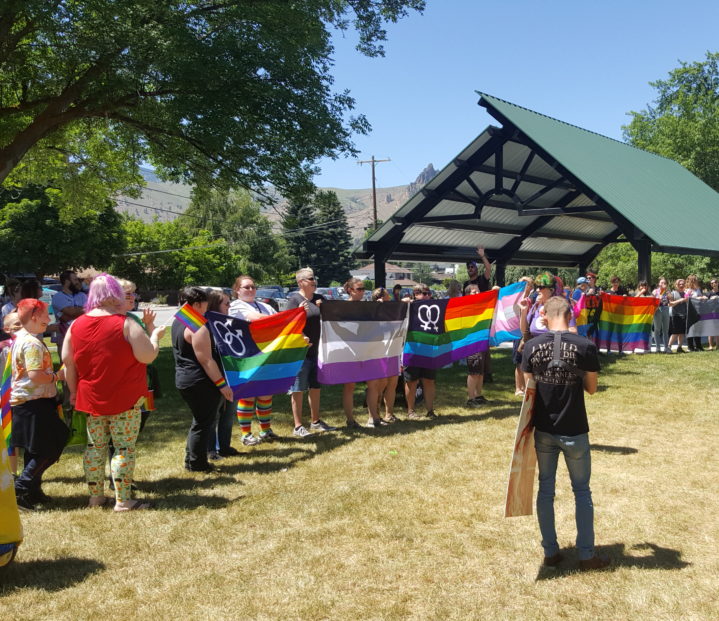 People Gather to Celebrate at Wenatchee Pride!